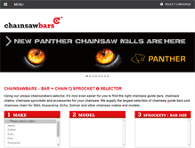 Tablet Screenshot of chainsawbars.co.uk